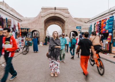 Seaside view of Essaouira’s historic ramparts, a coastal retreat on the edge of an Atlas itinerary.